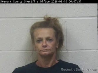 Mugshot of Deborah L Keatts booked in Stewart County, Tennessee on September 10, 2026