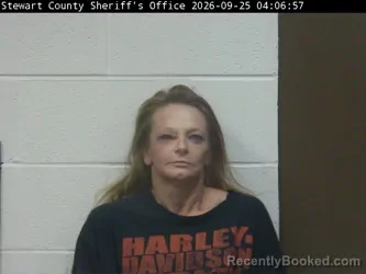 Mugshot of Deborah L Keatts booked in Stewart County, Tennessee on September 24, 2026