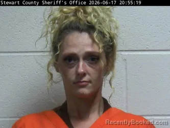 Mugshot of HALLIE N KANZLER booked in Stewart County, Tennessee on June 17, 2026