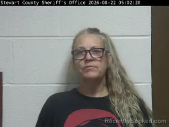 Mugshot of Tammy M Klebba booked in Stewart County, Tennessee on August 21, 2026