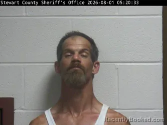 Mugshot of JAMES M LETERSKI booked in Stewart County, Tennessee on August 1, 2026