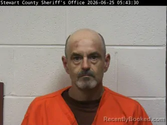 Mugshot of JAMES T LARGENT booked in Stewart County, Tennessee on June 24, 2026