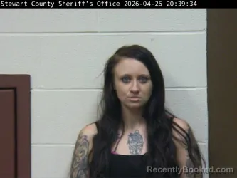Mugshot of AMBER N MYERS booked in Stewart County, Tennessee on April 26, 2026
