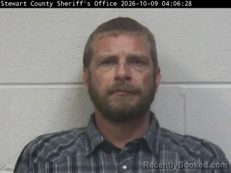 Mugshot of Timothy J Jr Mclean booked in Stewart County, Tennessee on October 8, 2026