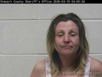 Mugshot of AMBER D NEWMAN booked in Stewart County, Tennessee on March 18, 2026