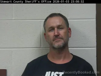 Booking photo from Stewart County, Tennessee