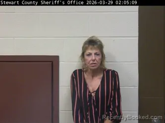 Mugshot of TERRI L OLIVER booked in Stewart County, Tennessee on March 28, 2026