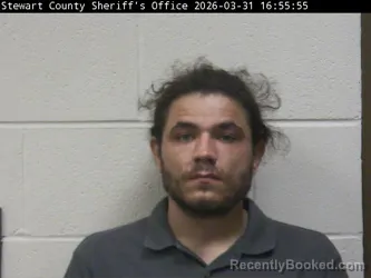 Mugshot of HUNTER L PARROTT booked in Stewart County, Tennessee on March 31, 2026