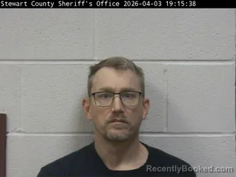 Mugshot of JAMES D PLEASANT booked in Stewart County, Tennessee on April 3, 2026