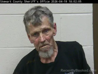 Mugshot of TONY R PIPKIN booked in Stewart County, Tennessee on April 19, 2026