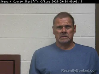 Mugshot of William R Pauley booked in Stewart County, Tennessee on September 23, 2026