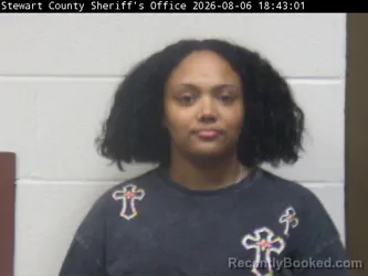 Mugshot of Andrea S Rivers booked in Stewart County, Tennessee on August 6, 2026