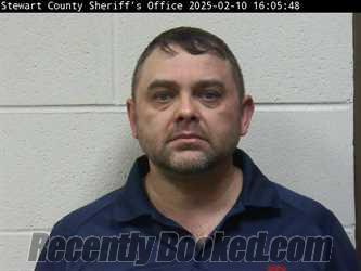 Booking photo from Stewart County, Tennessee