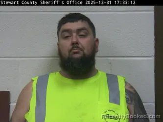 Booking photo from Stewart County, Tennessee