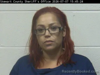 Mugshot of LINDA D RODRIGUEZ booked in Stewart County, Tennessee on July 7, 2026