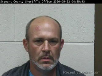 Mugshot of TODD R ROBY booked in Stewart County, Tennessee on May 21, 2026