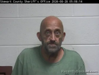 Mugshot of William P Rye booked in Stewart County, Tennessee on August 27, 2026