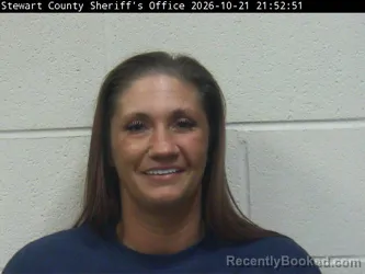 Mugshot of Ashley B Shute booked in Stewart County, Tennessee on October 21, 2026