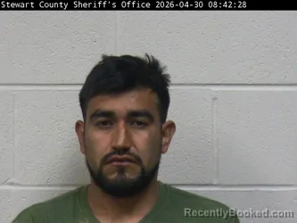 Mugshot of AARON H SALAZAR booked in Stewart County, Tennessee on April 30, 2026