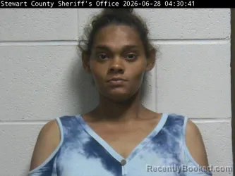 Mugshot of ALEESIA S STACKER booked in Stewart County, Tennessee on June 27, 2026