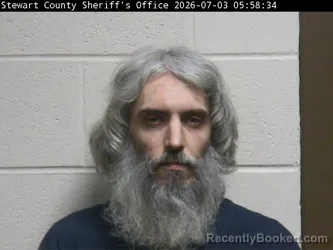 Mugshot of DAVID D STARK booked in Stewart County, Tennessee on July 2, 2026