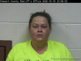 Mugshot of Nicole R Sweet booked in Stewart County, Tennessee on October 18, 2026