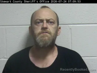 Mugshot of PHILLIP A STEWART booked in Stewart County, Tennessee on July 24, 2026