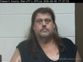Mugshot of Roger D Spicer booked in Stewart County, Tennessee on August 6, 2026