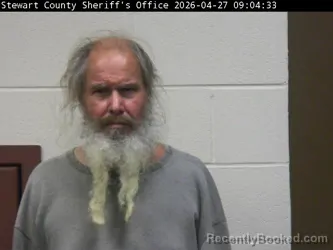 Mugshot of ROBERT T JR SOULE booked in Stewart County, Tennessee on April 27, 2026