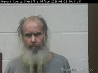 Mugshot of Robert T Jr Soule booked in Stewart County, Tennessee on August 23, 2026