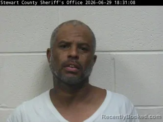 Mugshot of RASHAUN V SILVER booked in Stewart County, Tennessee on June 29, 2026