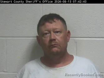 Mugshot of Jason M Tatum booked in Stewart County, Tennessee on August 12, 2026
