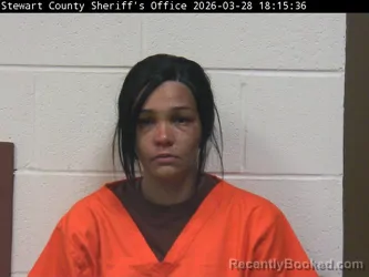 Mugshot of KEISHA M TAYLOR booked in Stewart County, Tennessee on March 28, 2026