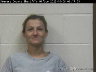 Mugshot of Lorraine N Tomlin booked in Stewart County, Tennessee on October 8, 2026
