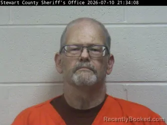 Mugshot of RICHARD L TYSON booked in Stewart County, Tennessee on July 10, 2026