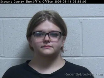 Mugshot of CLEMENTINE A WHILES booked in Stewart County, Tennessee on June 10, 2026