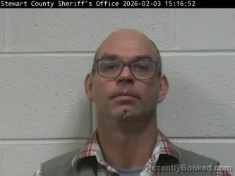 Booking photo from Stewart County, Tennessee