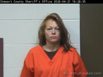 Mugshot of KRISTA D WILEY booked in Stewart County, Tennessee on April 20, 2026