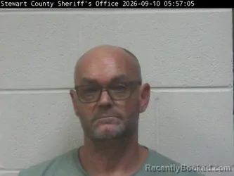 Mugshot of Todd P Weber booked in Stewart County, Tennessee on September 10, 2026