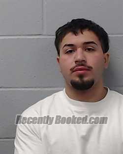 Booking photo from Hays County, Texas