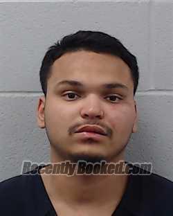 Booking photo from Hays County, Texas