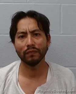 Mugshot of Raymond Salazar Valero booked in Hays County, Texas on April 5, 2026