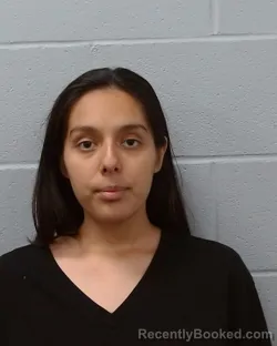 Mugshot of Sheali Alexis Herrera booked in Hays County, Texas on April 15, 2026