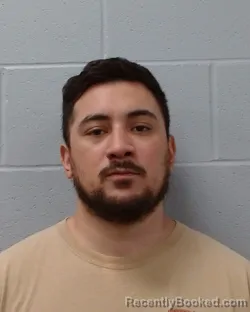 Mugshot of Jacob Donato Buentello booked in Hays County, Texas on April 15, 2026