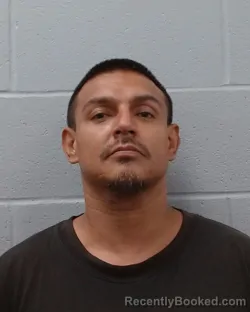 Mugshot of Mario Valenzuela booked in Hays County, Texas on April 17, 2026