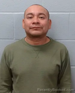 Mugshot of Sergio Garcia booked in Hays County, Texas on April 20, 2026