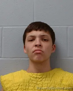 Mugshot of Mathias Orion Copp booked in Hays County, Texas on April 20, 2026