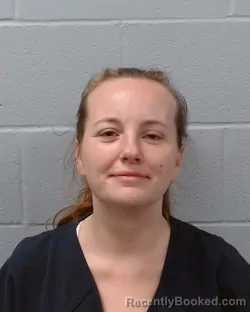 Mugshot of Lacey Elaine Moncrief booked in Hays County, Texas on April 20, 2026