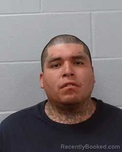 Mugshot of Valentino Angel Garcia booked in Hays County, Texas on April 21, 2026