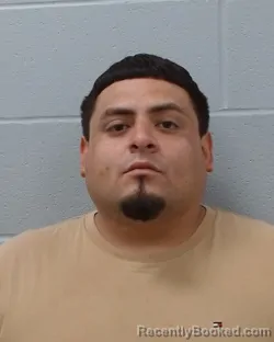 Mugshot of Cesar David Villegas booked in Hays County, Texas on April 22, 2026